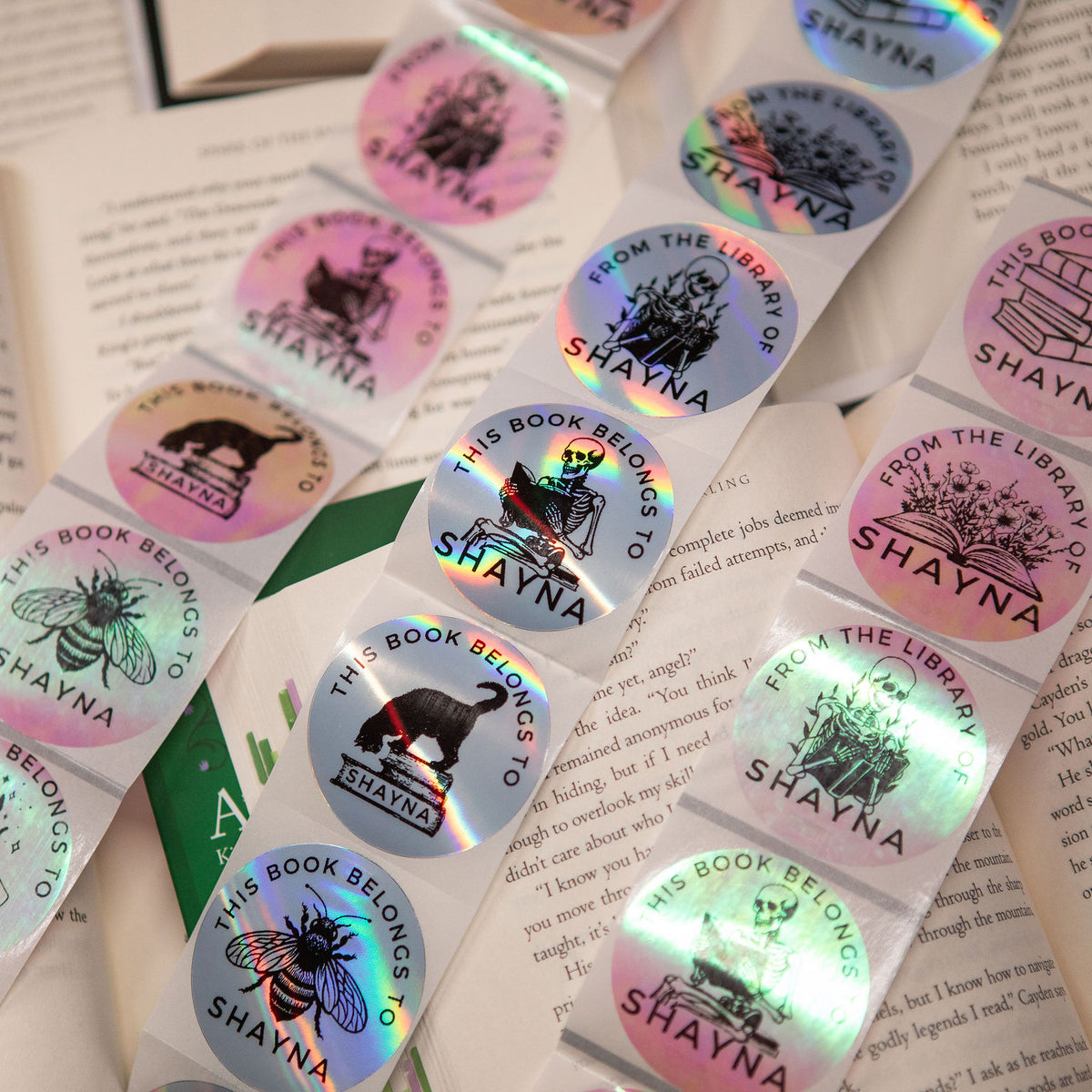 Custom Bookplate Labels – Pen Paper Threads