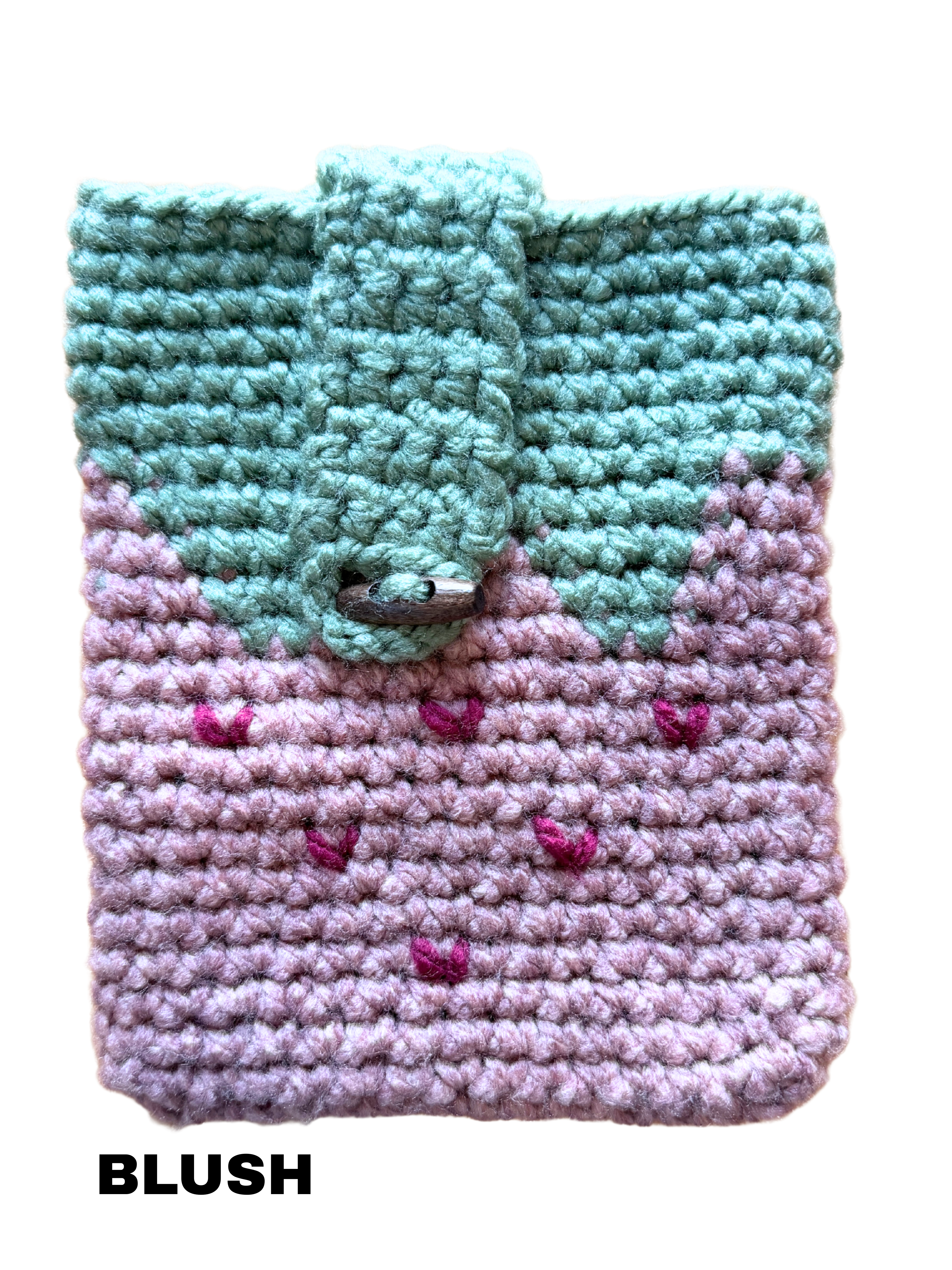 Crochet Strawberry Kindle Sleeves