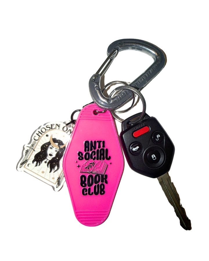 Bookish Hotel Keychain
