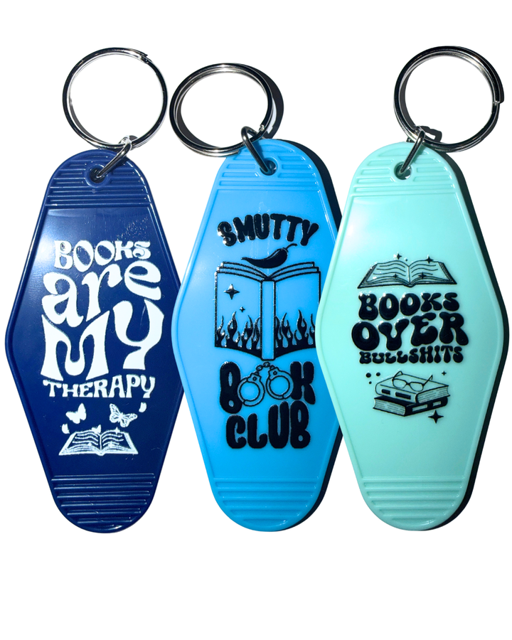 Bookish Hotel Keychain
