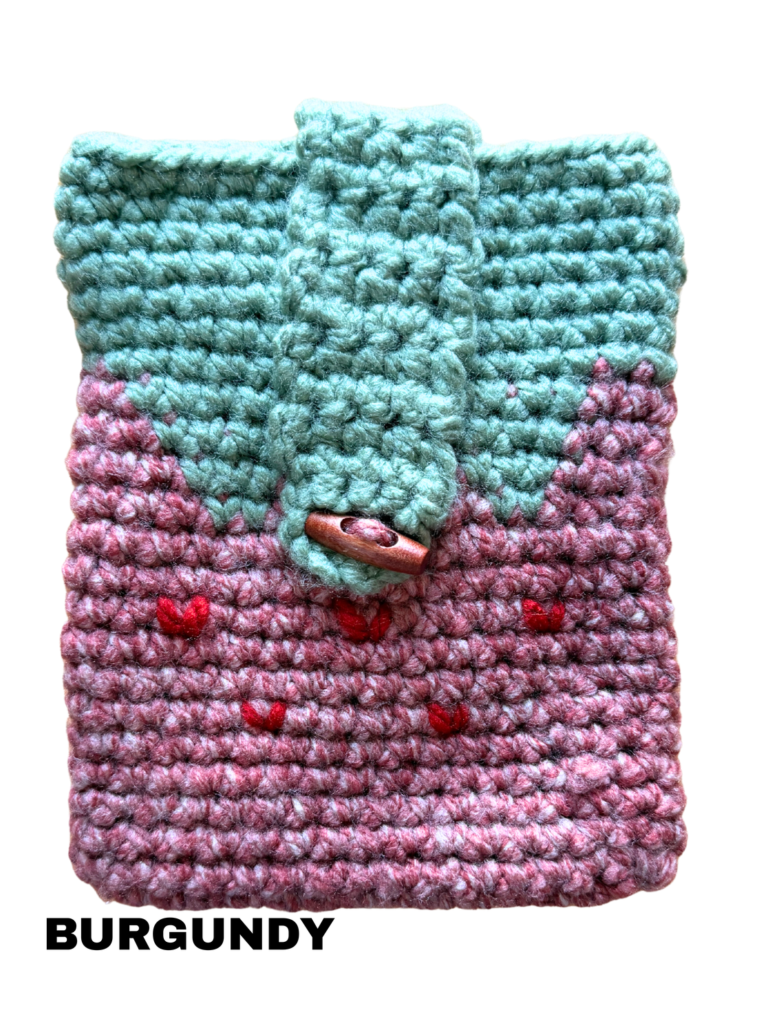 Crochet Strawberry Kindle Sleeves