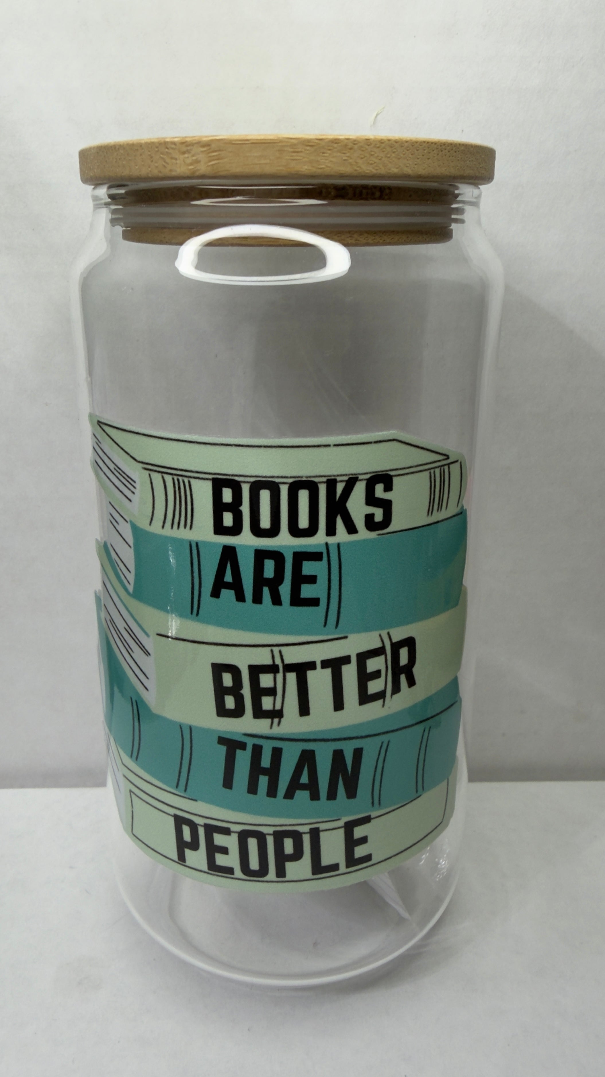Bookish drink tumbler with lid and straw