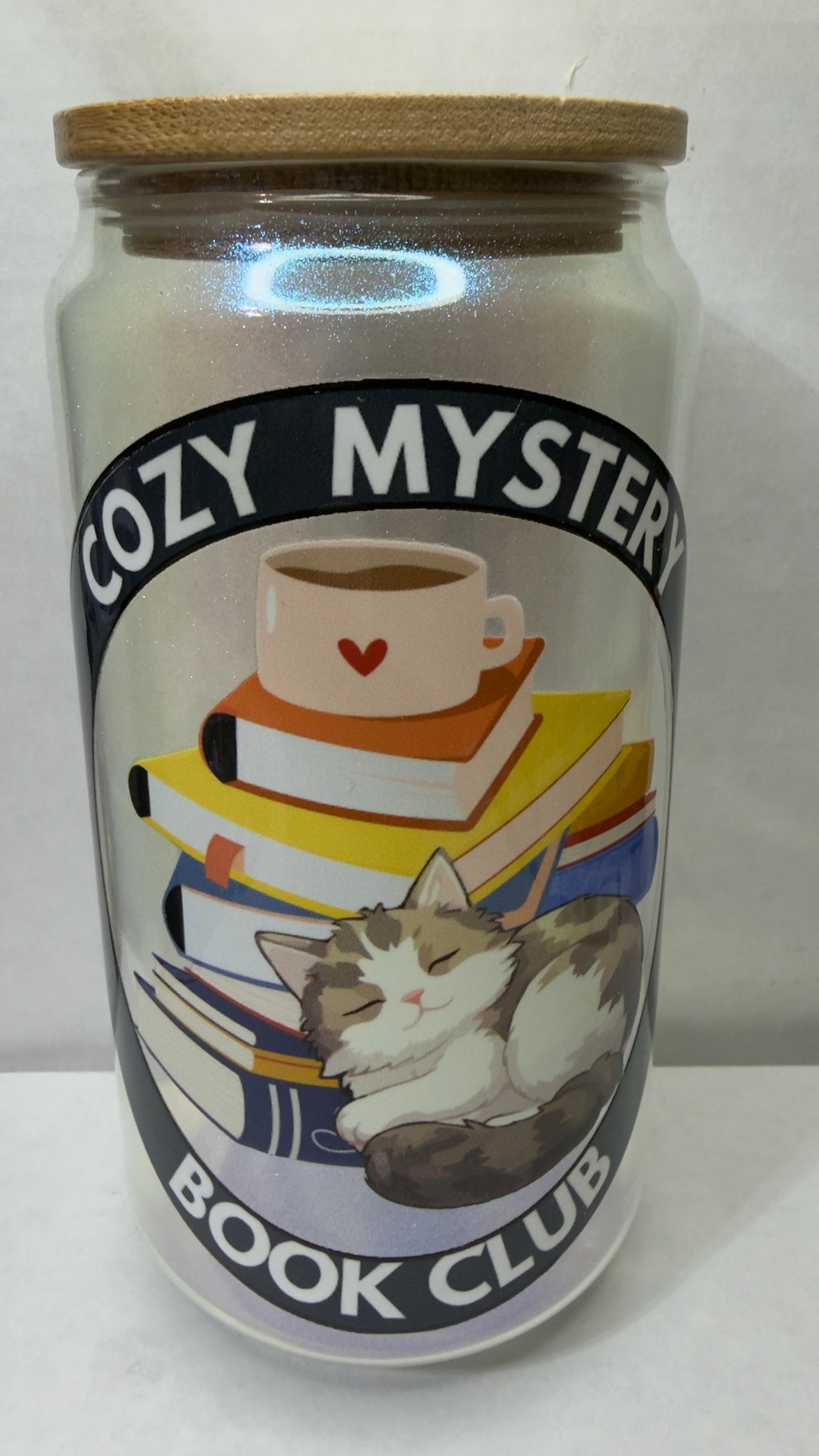 Bookish drink tumbler with lid and straw