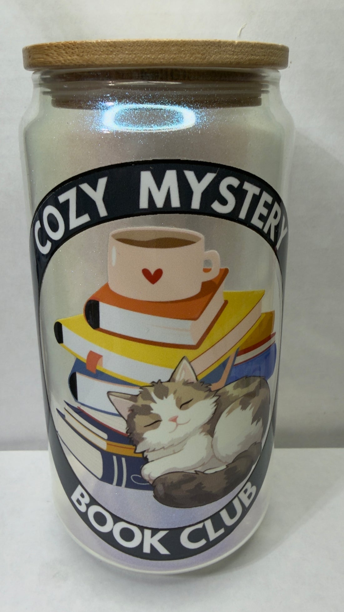 Bookish drink tumbler with lid and straw