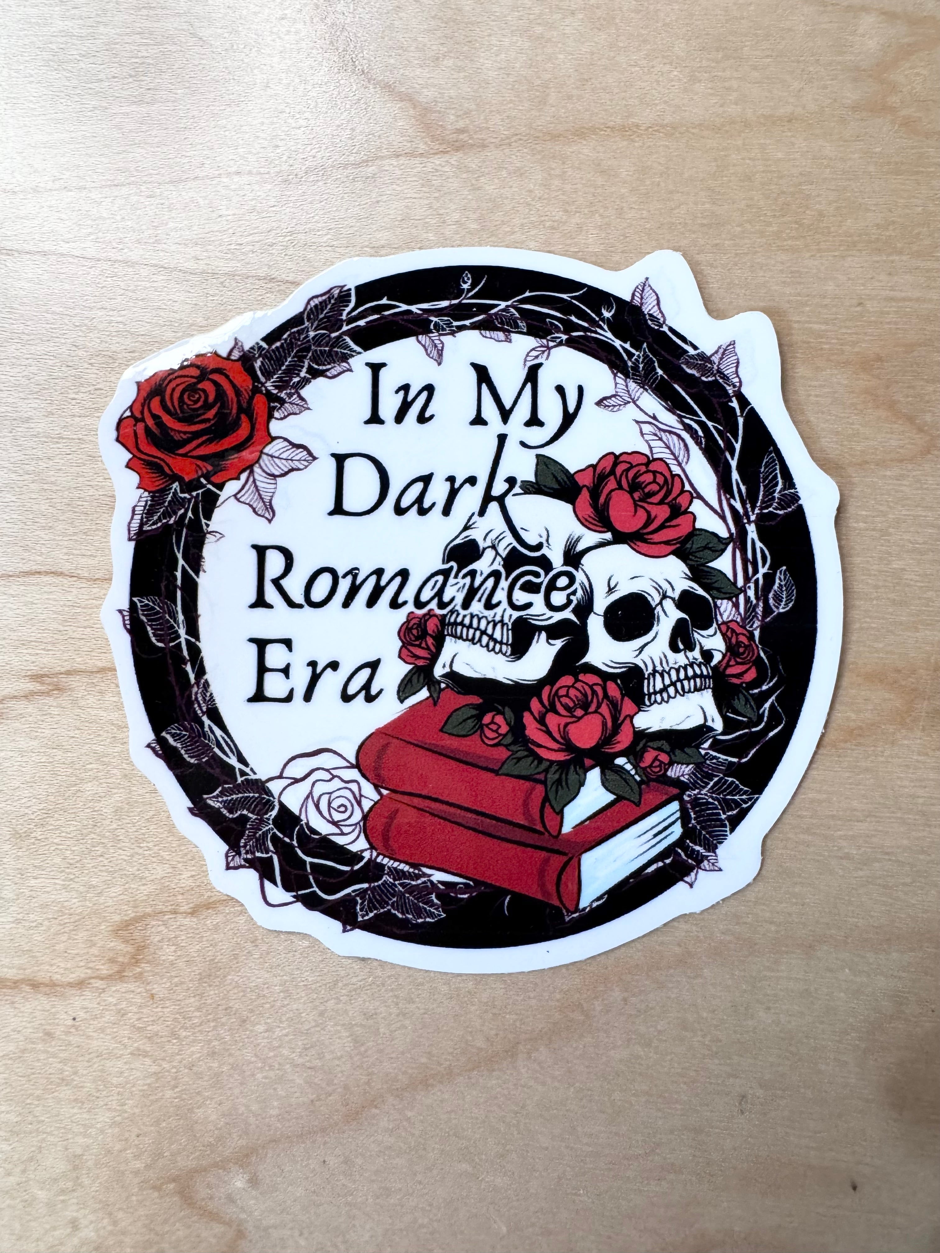 Dark Romance Era book lover sticker