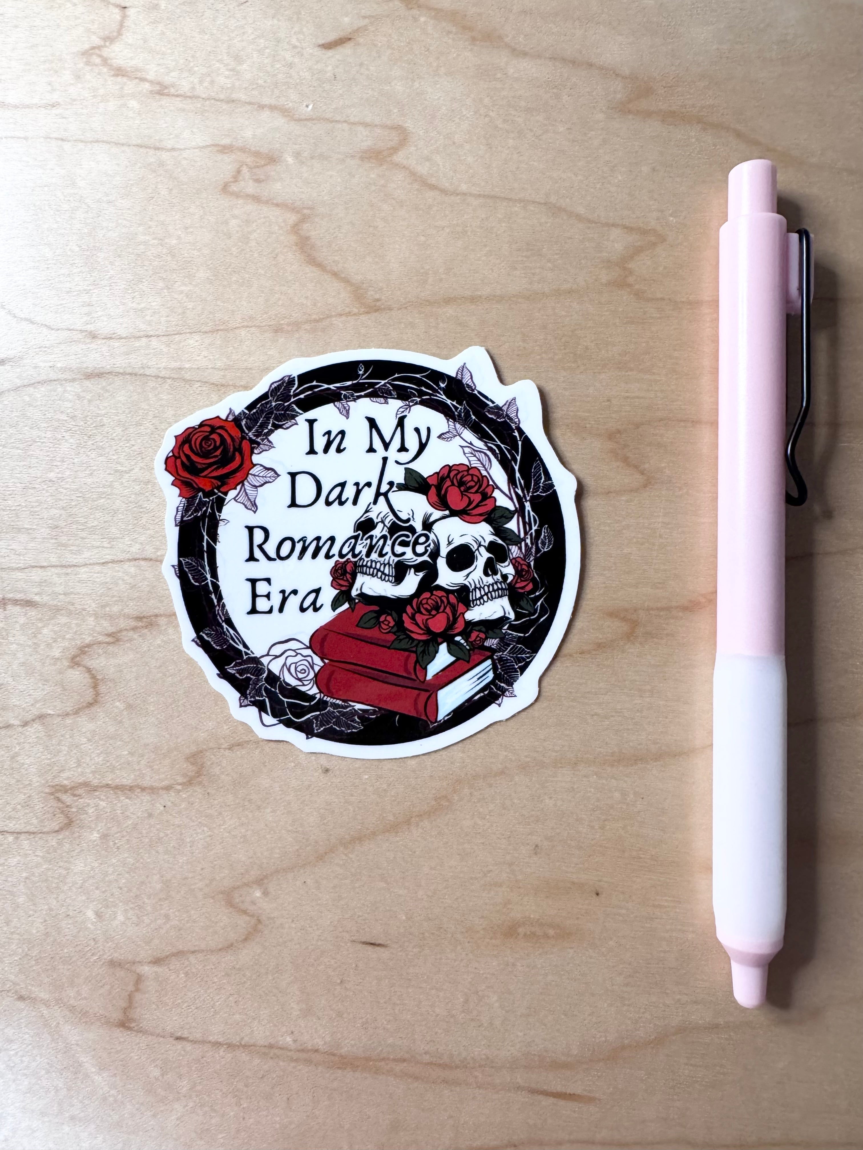 Dark Romance Era book lover sticker