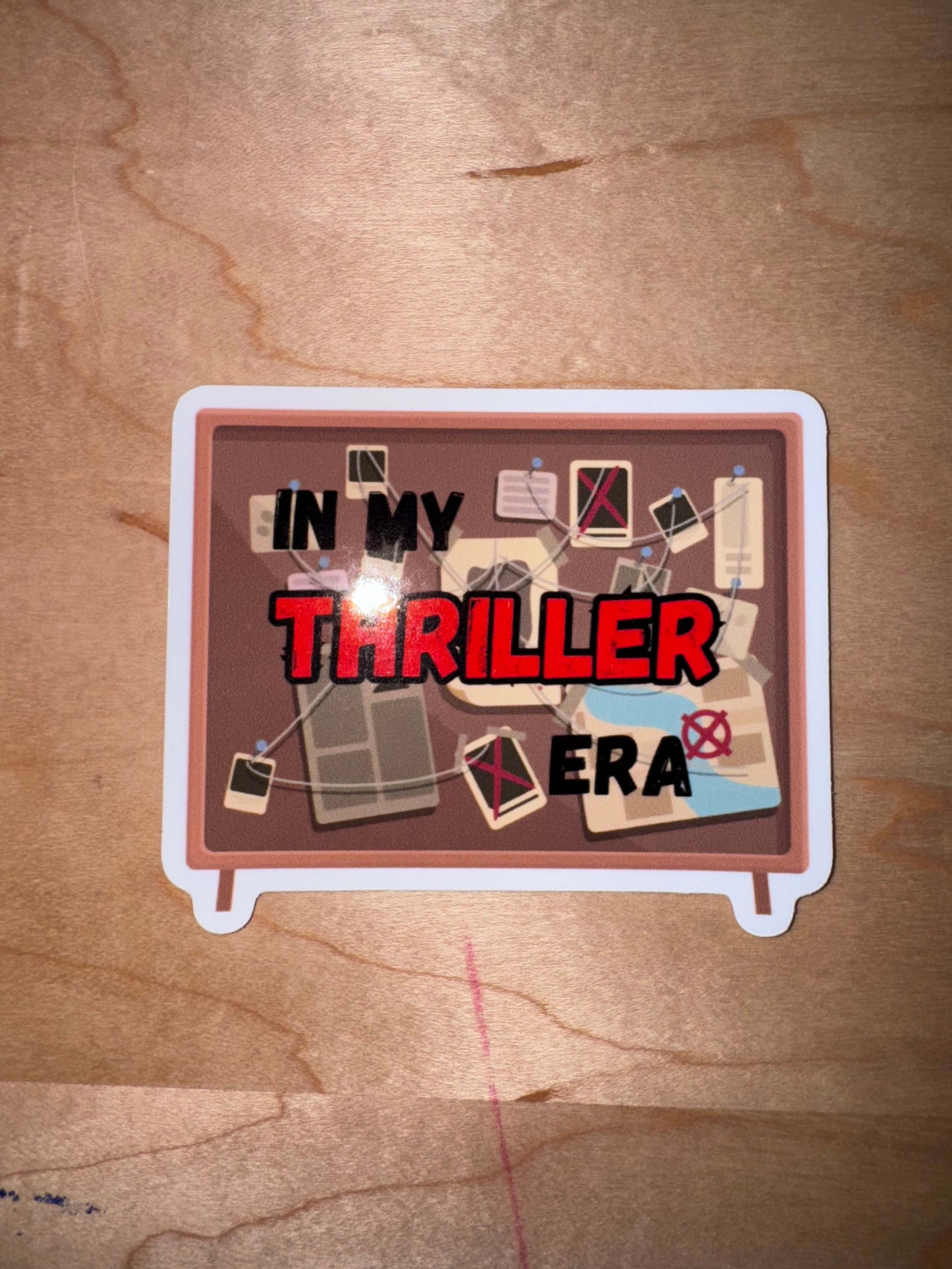 In my Thriller Era Book Lover Sticker