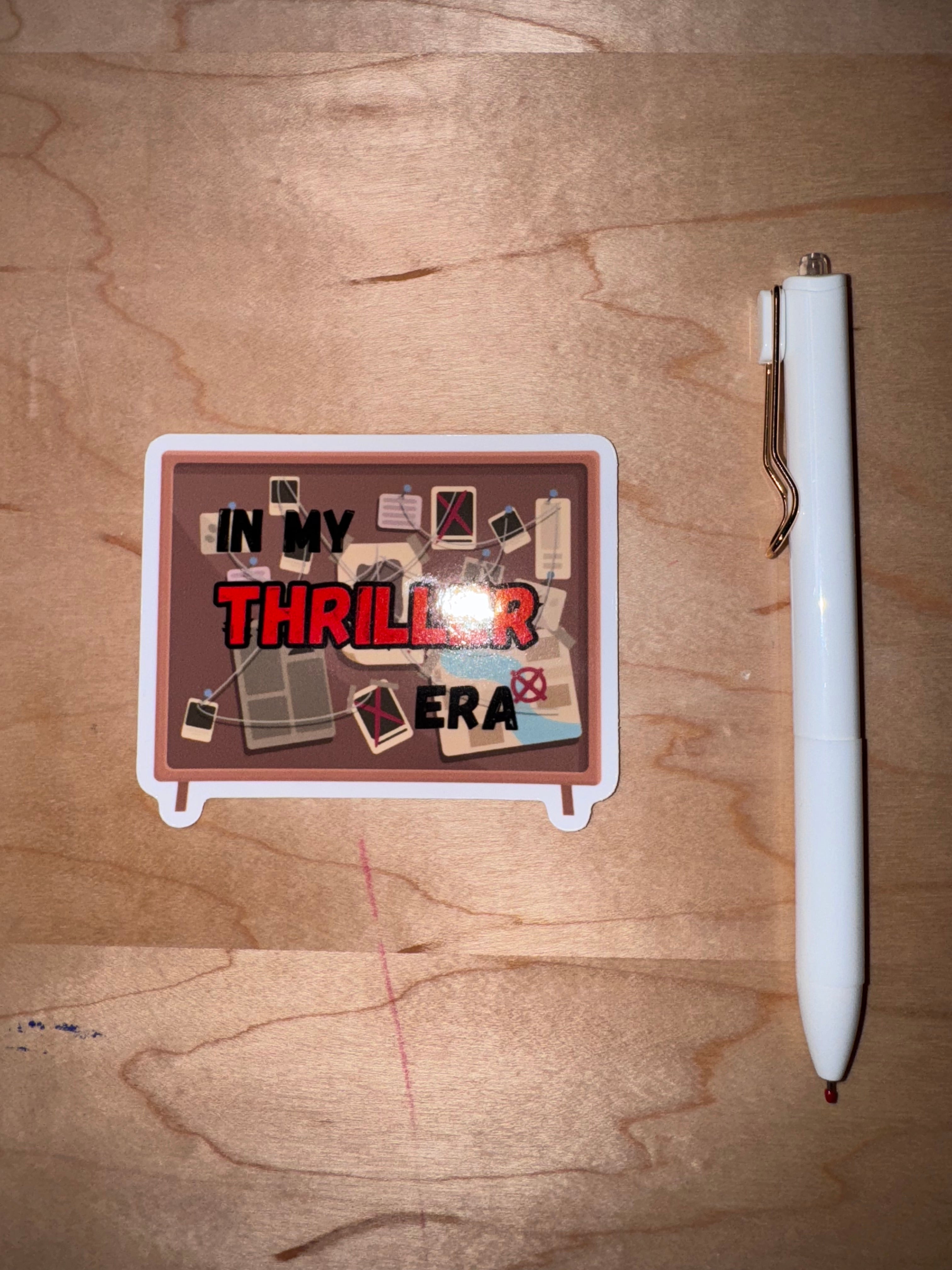 In my Thriller Era Book Lover Sticker