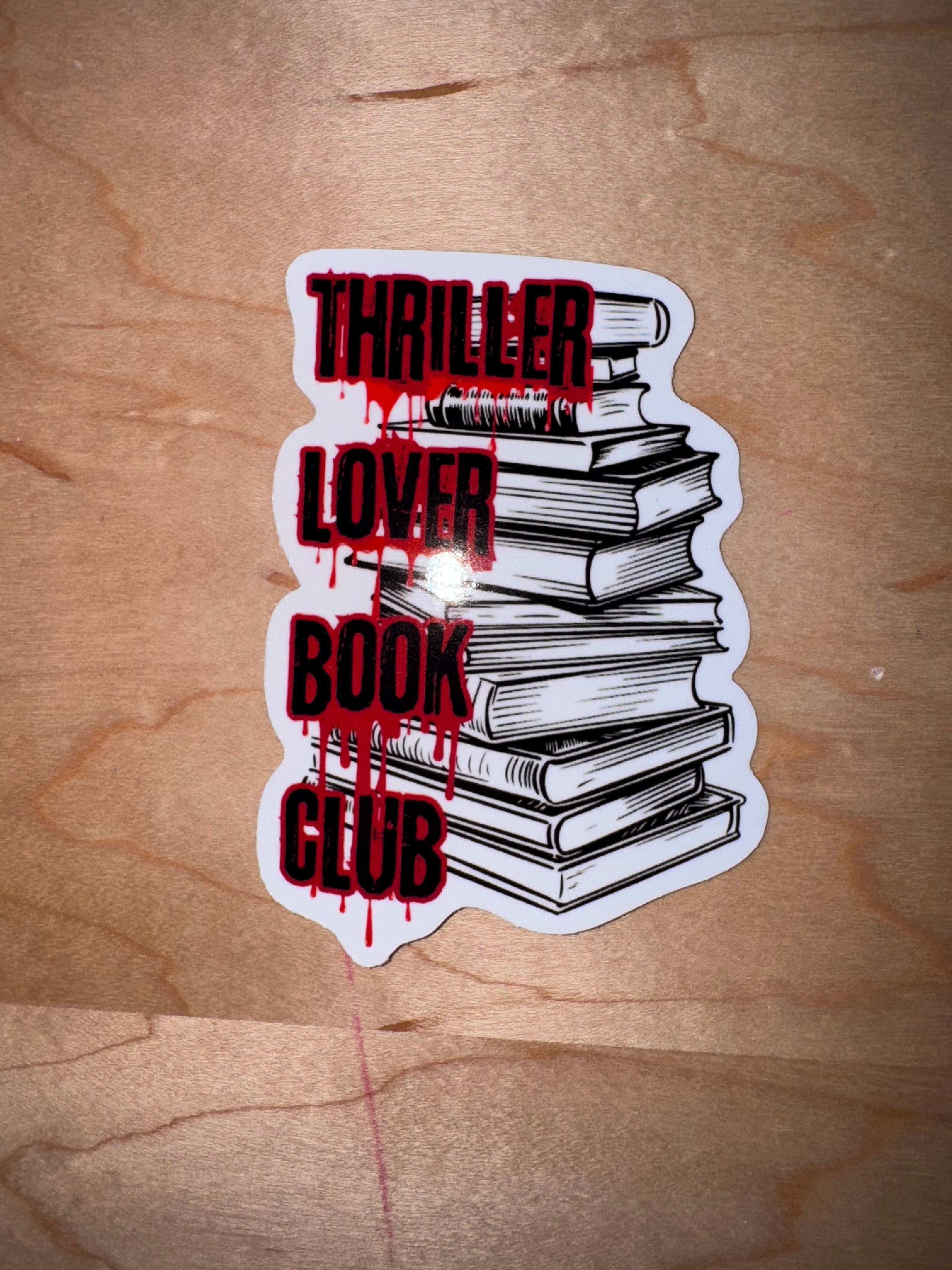 Thriller Lover Book Club sticker