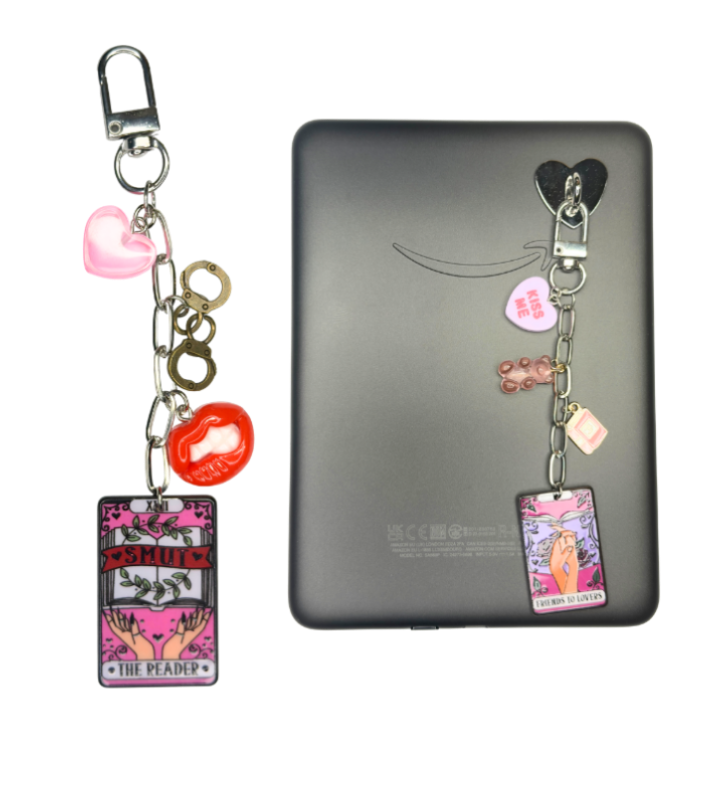 Bookish Tropes Kindle Charm
