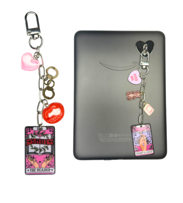 Bookish Tropes Kindle Charm