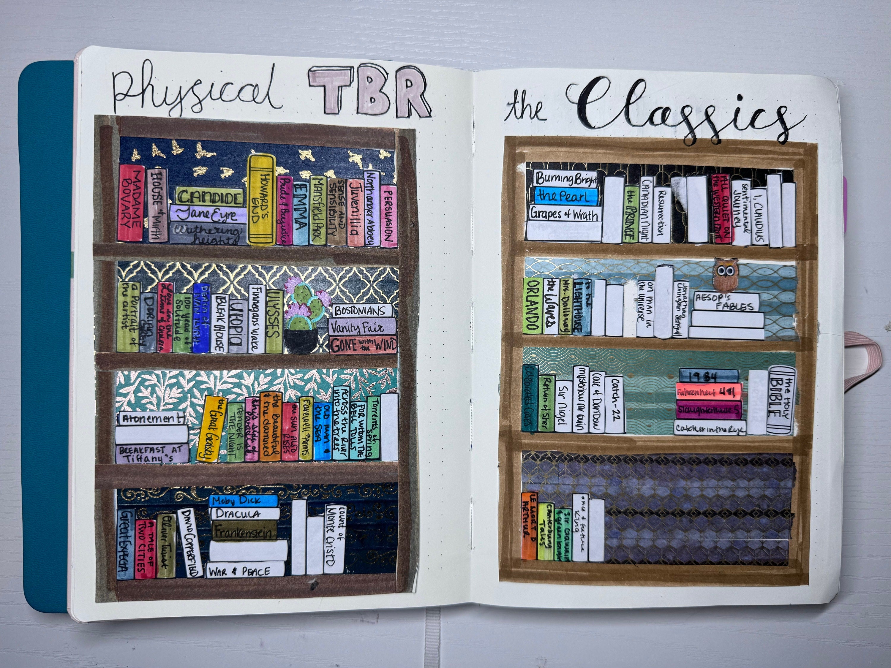 Book bullet journal starter kit