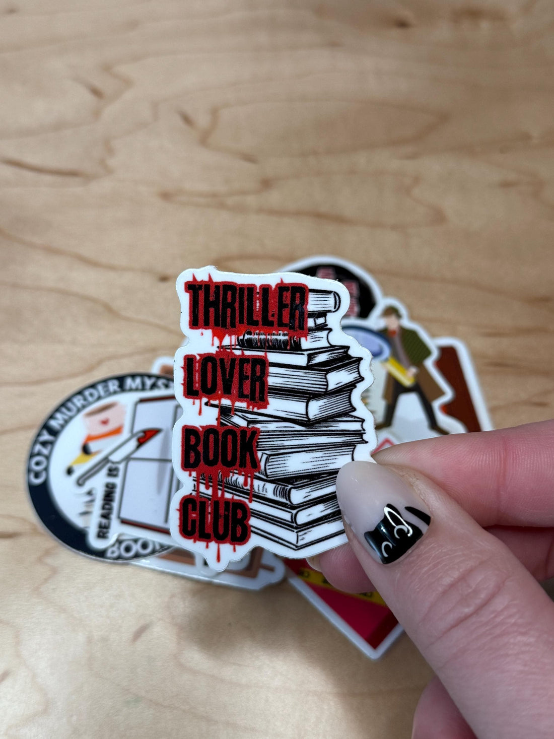 Mystery / Thriller Book Lover Sticker pack