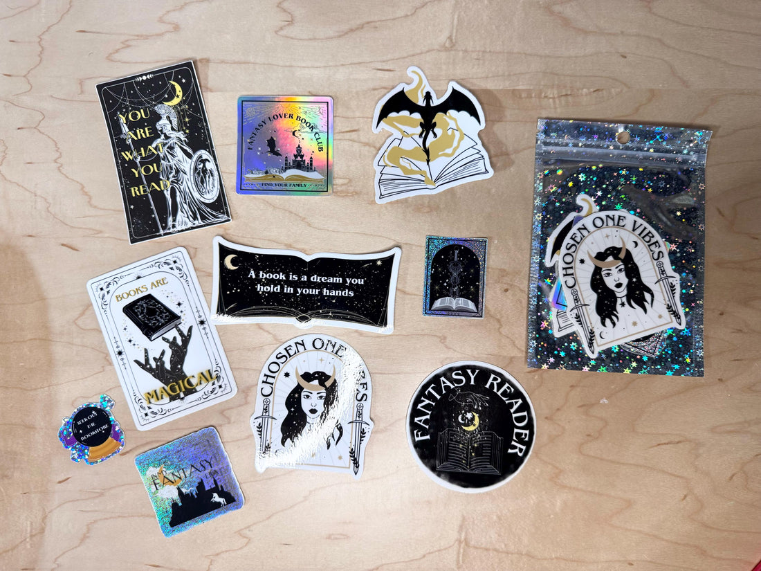 Fantasy Book Lover Sticker pack