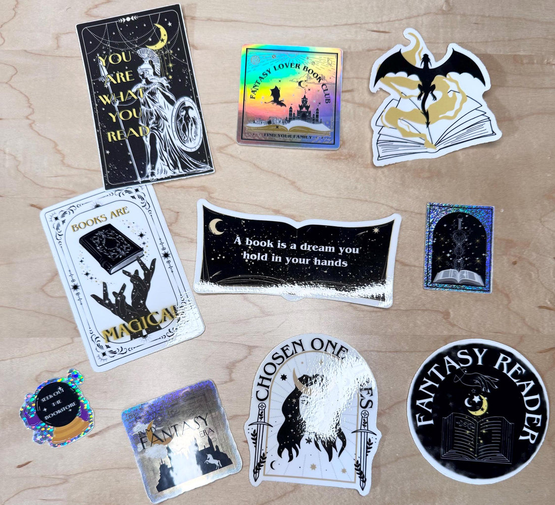 Fantasy Book Lover Sticker pack