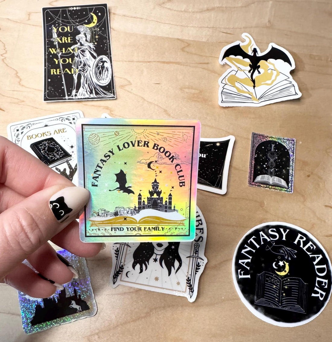 Fantasy Book Lover Sticker pack