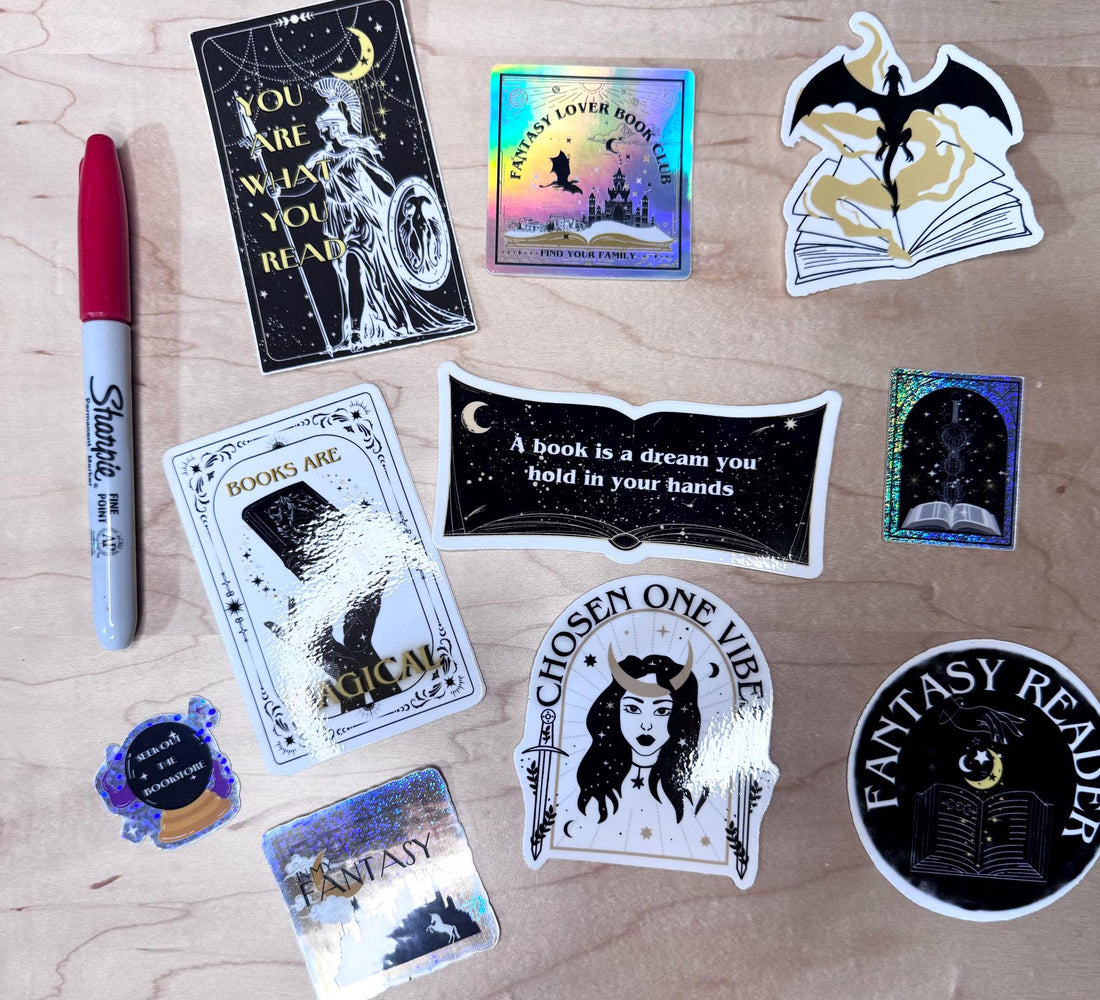 Fantasy Book Lover Sticker pack